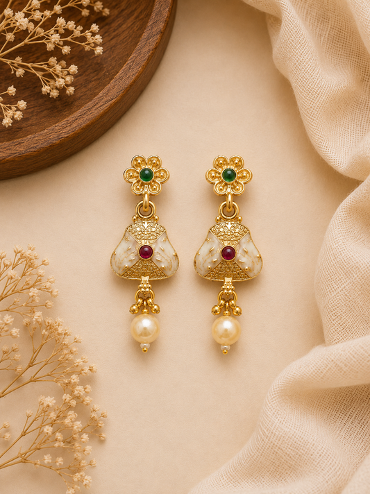 Kamakshi Heritage Choker Set 18K Gold Plated